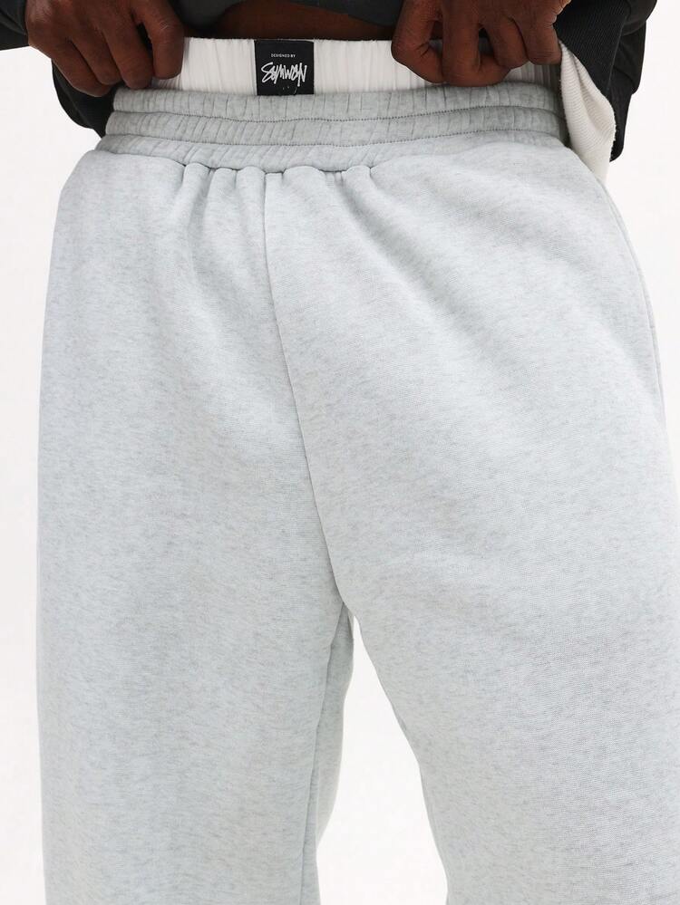 Relaxed Fit Sweatpants With Elastic Waistband