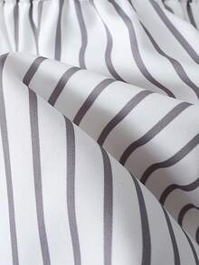 GlowEve Neue stilvolle Schal Taille Bindung gestreifte Kragen ärmelloses Top für Frauen - Verschiedenfarbig - Übersicht 8