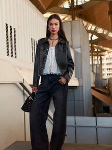 Nöista 带有蕾丝细节的长袖衬衫。 - 白色 - 查看 4