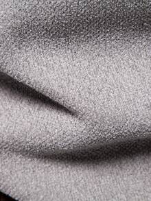 Manfinity Mode 男士保暖内衬撞色拼接长袖半拉链休闲针织衫，保暖内衬，适合秋冬季穿着。 - 紅色 - 查看 5