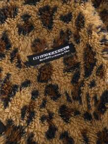 1 件女童超大立领半拉链羊毛套头衫，休闲，秋冬