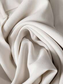 Airaco Women's Elegant Ruched Ruffle Suit Set, Suitable For Commuting, Vacation, And Gatherings, Autumn/Winter - Apricot - View 8