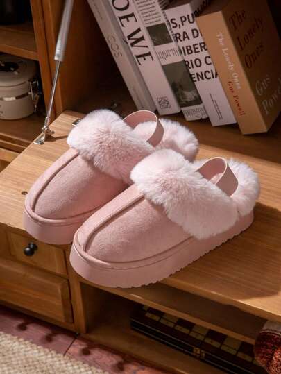 Botas de nieve retro de felpa para mujer 2025 otoño nuevos zapatos de algodón de moda de suela gruesa botas casuales versátiles