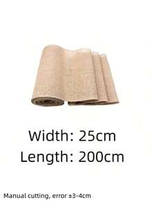 Natural Burlap Jute Ribbon Fabric Table Runners Roll 12-35cm 78.74Inch Runners For Rustic Farmhouse Home Decor,Bouquet Packaging - Multicolor - View 19
