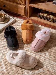 女士家居拖鞋 - 粉色 - 查看 2