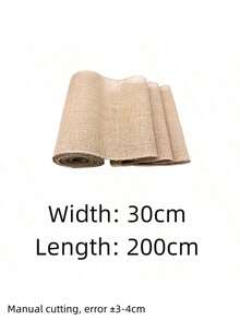 Natural Burlap Jute Ribbon Fabric Table Runners Roll 12-35cm 78.74Inch Runners For Rustic Farmhouse Home Decor,Bouquet Packaging - Multicolor - View 17