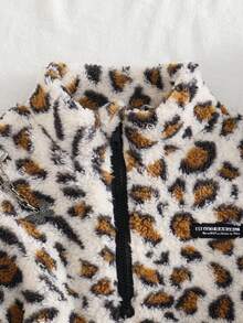 1 Stück Tween Mädchen Oversized Stehkragen Halb-Reißverschluss Fleece Pullover Sweatshirt, Lässig für Herbst/Winter - Verschiedenfarbig - Übersicht 4