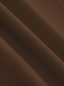 Franclia 通勤时尚百搭束腰双排扣金属纽扣撞色饰边卡其色女式西装外套，优雅春秋季外套，商务休闲装，漂亮女士西装外套 - 咖啡棕 - 查看 4