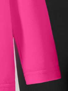 SHEIN Girls Cute Girl Silhouette Fashion Print Casual Long Sleeve T-Shirt & Leggings Set