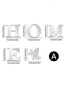 家用亚克力 3D 镜面墙贴，带标语、走廊和入口装饰最适合墙面装饰情人节、情人节婚礼、生日