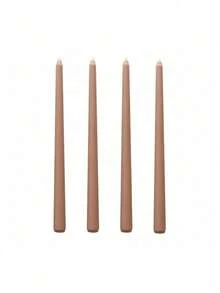 Una caja de cuatro velas sin humo de 25 cm de largo con degradado de color, velas para fiestas, velas para cena a la luz de las velas, decoración del hogar, velas de cumpleaños, una variedad de colores, fiestas de banquete, bodas románticas, decoración de salones - Multicolor - Ver 26