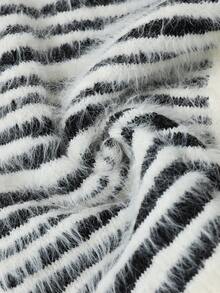 Elenzga كارديجان قصير مخطط فرائي للنساء، خريف/شتاء