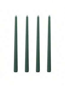 Una caja de cuatro velas sin humo de 25 cm de largo con degradado de color, velas para fiestas, velas para cena a la luz de las velas, decoración del hogar, velas de cumpleaños, una variedad de colores, fiestas de banquete, bodas románticas, decoración de salones - Multicolor - Ver 19