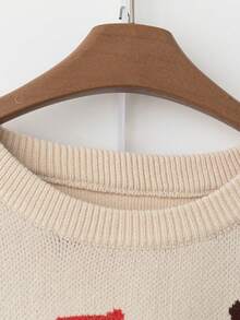 EMERY ROSE Bộ 2 áo len dệt kim dáng rộng thanh lịch nhiều màu cỡ lớn kèm chân váy cho nữ, trang phục lễ Phục sinh mùa thu/đông - Nhiều màu - Xem 4