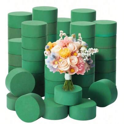 20pcs/10pcs/8pcs/1pc/2pcs/4pcs/6pcs 5.51in X 3.14in X 1.77in Wet And Dry Flower Foam Brick, Green Polystyrene Foam Block For Flower Arrangement, Plant Decoration And Handicrafts, Suitable For Wedding Decoration, Bridal Backdrop, Wedding Arch, Tabletop Centerpieces, Bouquet Filler, Also Applicable For Christmas, Halloween, Thanksgiving, Back To School, Valentine's Day, Teacher's Day, Mother's Day
