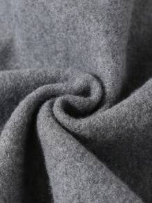 SHEIN Young Girl Tween,Teen Girl Casual Cute Pu Letter,Heart Print Knit Solid Color Loose Drop Shoulder Long Sleeve Sweatshirt & Wide Leg Sweatpants Set Fall Winter Kid 2 Pieces Set,Y2k Girl.Black,Mommy & Sisters & Me Matching,Autumn Winter,Halloween,Christmas.School Daily,Back To School,Home Wear,Holiday,Vocation. - Grey - View 8