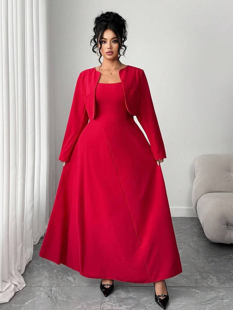 long red dress with jacket 8 Best Jackets to Wear With a Summer Dress, Per a Shopping Editor