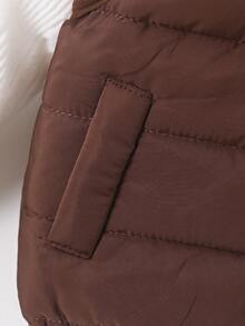 SHEIN Playful Pals 1pc Baby Boys Jacket, Solid Color, Soft & Comfortable, Cute Casual Style, Suitable For Autumn/Winter Outings, Outdoor Play, Vacation, Daily Wear, Travel