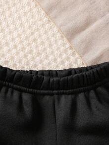 SHEIN Bộ quần áo và áo chắp vá dễ thương cho bé trai sơ sinh, thường ngày - Nhiều màu - Xem 5
