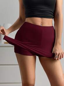 SHEIN EZwear Bộ váy ngắn bó sát dệt kim dành cho nữ, 2 gói, nhiều màu, thường ngày, có quần short, váy lót, bộ váy cạp trễ, váy ngắn, váy ngắn cho nữ, váy ngắn cho nữ, váy ngắn cho nữ, váy ngắn cho nữ, váy ngắn cho nữ, váy ngắn cho nữ, váy ngắn cho nữ - Nhiều màu - Xem 7