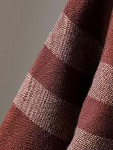 SHEIN Young Boys' Casual Printed Collared Sweater Fall Winter - Coffee Brown - View 6