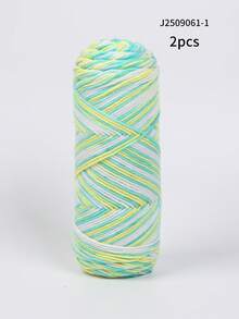 Sợi nhuộm tie-dye nhiều màu, độ dày trung bình, trọng lượng 200g, thích hợp để đan, móc, làm áo len ấm áp, khăn quàng cổ, áo khoác, khăn choàng, áo khoác ngoài, đồ thủ công mỹ nghệ, chăn, v.v. Vào mùa thu/đông, 1 cuộn = 2 quả = 200g - Nhiều màu - Xem 25