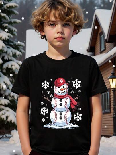 ¡Feliz Navidad! Gorro de Papá Noel con muñeco de nieve de estilo lindo y de moda para niño preadolescente, versátil para todas las estaciones, adecuado para fiestas navideñas y prendas superiores