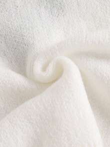 Souflis Souflis 2 pièces Ensemble pull, Pull élégant de style français tricoté avec blocs de couleurs et mignon lapin brodé + Jupe tricotée - Bleu marine - Voir 5