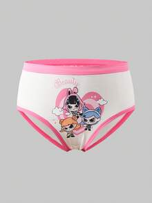 5pcs/Pack Cute Pattern Girls Underwear - Multicolor - View 5