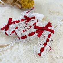 1 Stück 1 Yard buntes Band, mit Schleifenspitzenbesatz, für DIY Handwerkskleidung, Geschenkverpackung, Stickerei, Stricken, Nähkante, Dekorationsspitze Nähzubehör