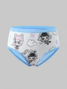 5pcs/Pack Cute Pattern Girls Underwear - Multicolor - View 4