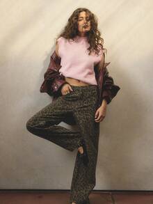 Aralina 优雅夏日花卉印花牛仔裤 - 彩色 - 查看 9