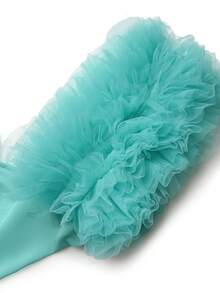 Maweii Váy đuôi cá hở lưng lưới khoét lỗ thanh lịch gợi cảm cỡ lớn - màu xanh lá - Xem 8