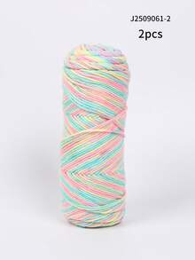 Sợi nhuộm tie-dye nhiều màu, độ dày trung bình, trọng lượng 200g, thích hợp để đan, móc, làm áo len ấm áp, khăn quàng cổ, áo khoác, khăn choàng, áo khoác ngoài, đồ thủ công mỹ nghệ, chăn, v.v. Vào mùa thu/đông, 1 cuộn = 2 quả = 200g - Nhiều màu - Xem 13