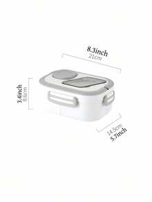 3pcs Lunch Box Set, Including Lunch Box, Insulated Bag, Breakfast Cup, Suitable For Work, School, And Outdoor Transportation, Lunch Box, Salad Cup, Insulated Suit. Partitioned Lunch Box, Back-To-School Season Student Supplies, Lunch Box, Lunch Bag. - Multicolor - View 12