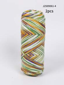 Sợi nhuộm tie-dye nhiều màu, độ dày trung bình, trọng lượng 200g, thích hợp để đan, móc, làm áo len ấm áp, khăn quàng cổ, áo khoác, khăn choàng, áo khoác ngoài, đồ thủ công mỹ nghệ, chăn, v.v. Vào mùa thu/đông, 1 cuộn = 2 quả = 200g - Nhiều màu - Xem 35