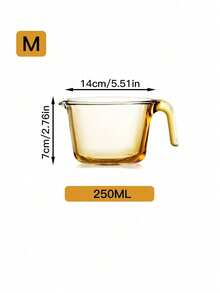 Zazumi 1 件套玻璃厨具量杯盘碗套装适用于厨房用餐和派对优雅琥珀色 | 餐具套装 - 琥珀 - 查看 15