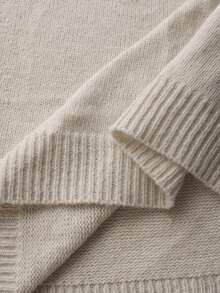 Manfinity CityGents Men's Casual Solid Color Turtleneck Sweater, Autumn/Winter, Long Sleeve Top - Apricot - View 7