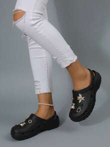 Women Clogs - Black - View 2
