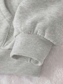 INAWLY Women's Casual Cartoon Print Drop Shoulder Hoodie, Autumn/Winter