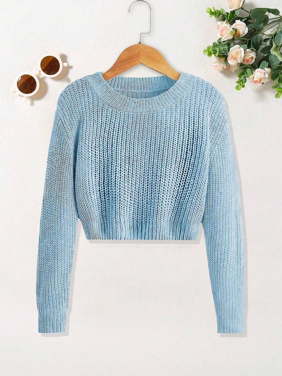 SHEIN 少女休闲纯色简约圆领长袖短款毛衣上衣 少女短款毛衣 蓝色短款毛衣 浅色毛衣 蓝色短款毛衣 少女蓝色上衣 浅蓝色毛衣 蓝色短款毛衣 短款针织毛衣 少女套装 针织女童服装 秋冬服装 儿童冬季毛衣 少女毛衣 针织长袖上衣 少女毛衣 少女毛衣 儿童冬季毛衣 针织毛衣 女童长款毛衣 秋季毛衣 儿童女童服装 秋冬服装 儿童套头衫 女童套头衫 女士毛衣 圆领毛衣 麻花针织毛衣 少女短款上衣 少女毛衣 - 藍色 - 查看 1