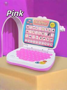 Zazumi Kids English Learning Laptop Toy For Boys And Girls With Interactive Keyboard Realistic Computer Model Early Education Typing Practice Birthday Christmas Gift Ideas