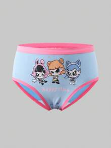 5pcs/Pack Cute Pattern Girls Underwear - Multicolor - View 7