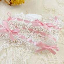 1 Stück 1 Yard buntes Band, mit Schleifenspitzenbesatz, für DIY Handwerkskleidung, Geschenkverpackung, Stickerei, Stricken, Nähkante, Dekorationsspitze Nähzubehör