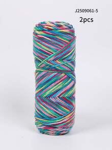 Sợi nhuộm tie-dye nhiều màu, độ dày trung bình, trọng lượng 200g, thích hợp để đan, móc, làm áo len ấm áp, khăn quàng cổ, áo khoác, khăn choàng, áo khoác ngoài, đồ thủ công mỹ nghệ, chăn, v.v. Vào mùa thu/đông, 1 cuộn = 2 quả = 200g - Nhiều màu - Xem 22