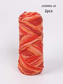 Sợi nhuộm tie-dye nhiều màu, độ dày trung bình, trọng lượng 200g, thích hợp để đan, móc, làm áo len ấm áp, khăn quàng cổ, áo khoác, khăn choàng, áo khoác ngoài, đồ thủ công mỹ nghệ, chăn, v.v. Vào mùa thu/đông, 1 cuộn = 2 quả = 200g - Nhiều màu - Xem 38