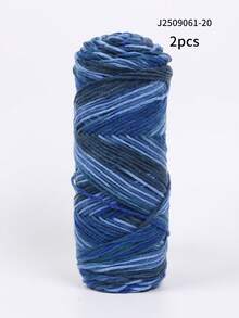 Sợi nhuộm tie-dye nhiều màu, độ dày trung bình, trọng lượng 200g, thích hợp để đan, móc, làm áo len ấm áp, khăn quàng cổ, áo khoác, khăn choàng, áo khoác ngoài, đồ thủ công mỹ nghệ, chăn, v.v. Vào mùa thu/đông, 1 cuộn = 2 quả = 200g - Nhiều màu - Xem 16
