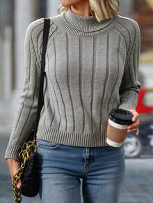 Cloudara Women Sweater Comfy Cable Knit Grey Winter Style Turtleneck Sweater Women Womens Turtleneck Ribbed Turtleneck Sweater Pullover Sweater Women Sweater Top Cropped Turtleneck Sweater  Homecoming Cute Tops Women Autumn Clothes Womens Sweaters Knitted Sweater,Jumper,Cream Jumper,Jumpers,Christmas Jumper,White Jumper,Black Jumper,Ladies Jumper,Women's Jumpers