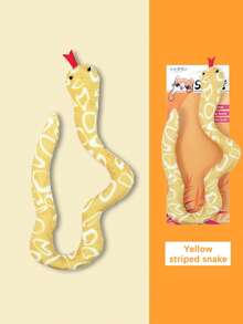 PETSIN 1 Peça Brinquedo Vara de Brincadeira para Gatos com Corpo Flexível de Cobra de 45cm de Comprimento e 2,5cm de Espessura, Material Resistente à Mordida e Duradouro, com Catnip 100% Natural Embutido para Alívio do Tédio, Cuidados Molares e Limpeza dos Dentes, Textura Macia e Design Leve para Evitar Machucar os Gatos, 6 Opções Coloridas, Brinquedo Interativo para Animais de Estimação para Brincadeiras Diárias, Sessões de Interação com Animais de Estimação, Suprimentos de Entretenimento para Gatos, Brinquedos de Catnip para Gatos - Multicolorido - Visão 9