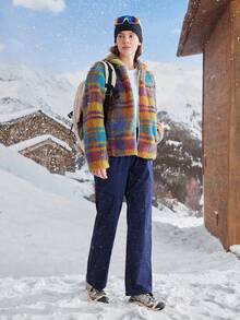 SHEIN In My Nature Women's Outdoor Sports Casual Detachable Hiking Pants - Navy Blue - View 8